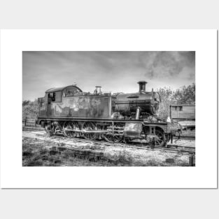 Great Western Prairie - Black and White Posters and Art